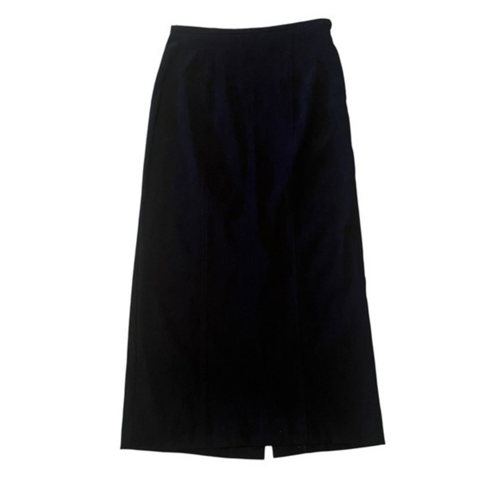 Vintage Worthington Stretch Petite A-line Black Skirt Size 6P